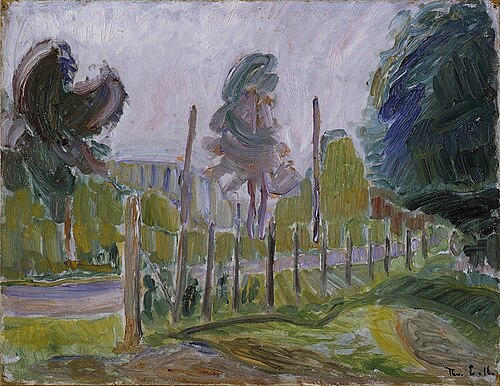 Landskapsstudie, 1916, Thorvald Erichsen
