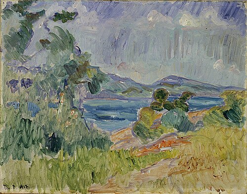 Landskapsstudie, 1917, Thorvald Erichsen