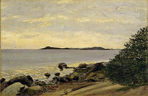 Ved Narverød i Slagen, 1889, Thorvald Erichsen