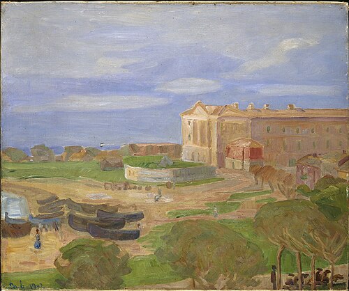 Kasernen i Terracina, 1902, Thorvald Erichsen