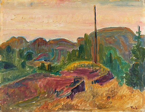 Evening Landscape, 1921, Thorvald Erichsen