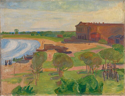 The Beach at Terracina, 1902, Thorvald Erichsen
