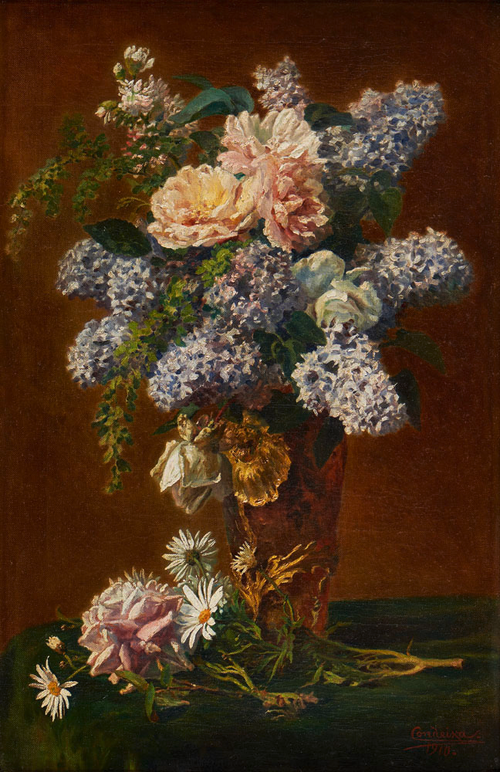 Natureza morta com flores, 1910, Ernesto Ferreira Condeixa
