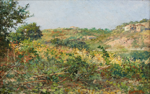 Paisagem, 1900, Ernesto Ferreira Condeixa