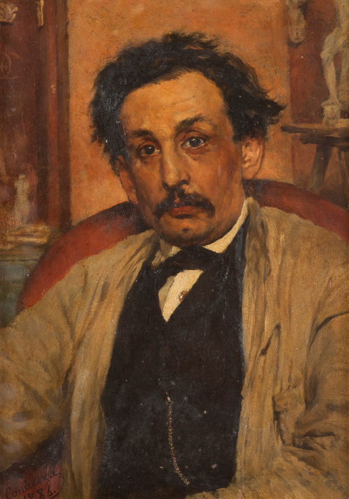 Portrait of Sculptor Alberto Nunes, 1900, Ernesto Ferreira Condeixa