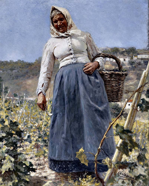 Vindima, 1900, Ernesto Ferreira Condeixa
