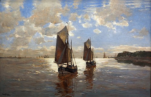 Segeler an der Küste, , Erwin Günther