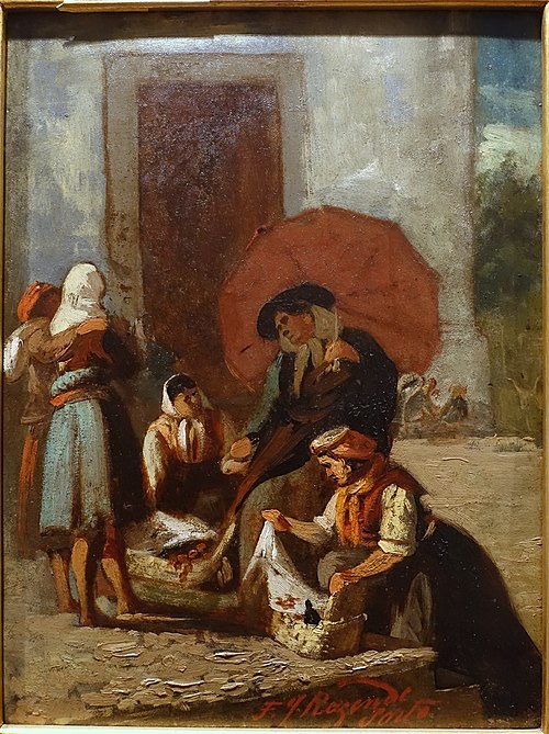 Chestnut Vendor by Francisco José Resende, 1825, Francisco José Resende