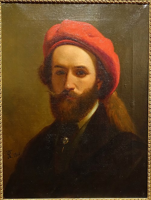 Self-portrait by Francisco José Resende, 1860, Francisco José Resende