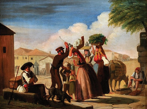 A Caminho do Mercado, 1859, Francisco José Resende