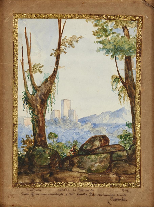 Castelo de Guimarães, 1859, Francisco José Resende