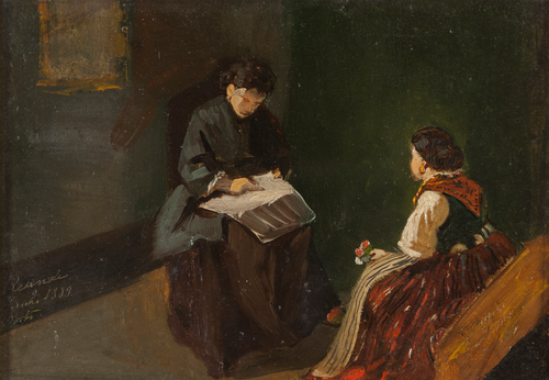 Figuras femininas, 1889, Francisco José Resende