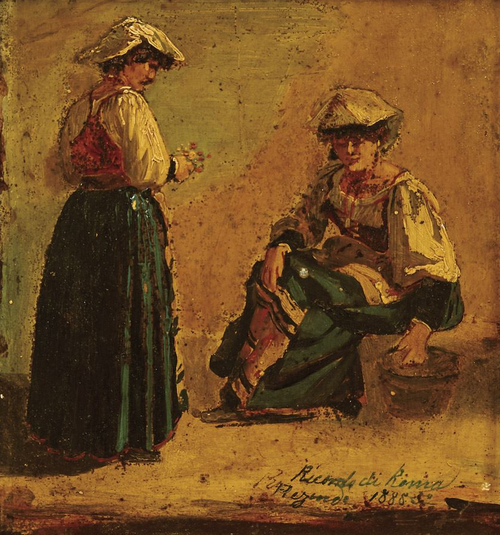 Neapolitan women, 1885, Francisco José Resende