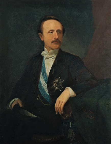 Retrato do Conde de Samodães, 1874, Francisco José Resende