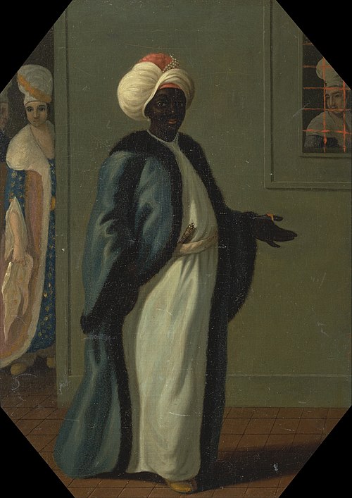 Kisler Aga, Chief of the Black Eunuchs and First Keeper of the Serraglio, 1766, Francisco Smith