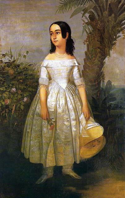 Portrait d'une jeune fille, 1841, François-René Moreaux