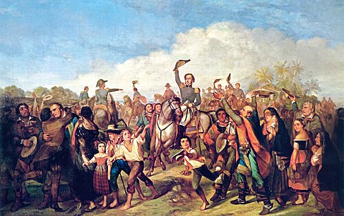 The proclamation of the independence of Brazil, 1844, François-René Moreaux
