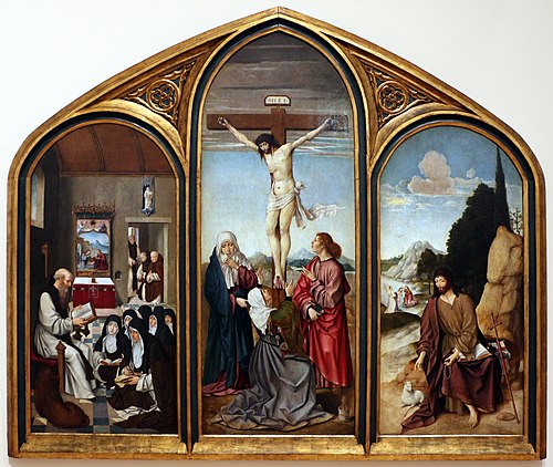 Triptych of Calvary, 1520, Frei Carlos