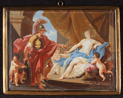 Mars and Venus, 1716, Christian Friedrich Zincke