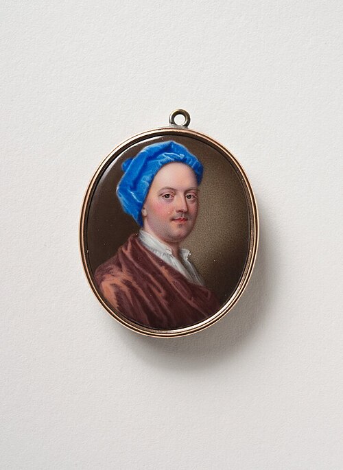 Self portrait, presumed, , Christian Friedrich Zincke