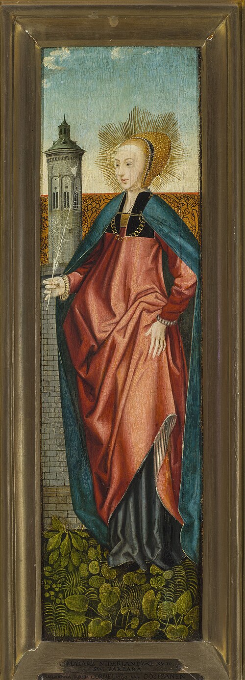 Saint Barbara, , Jacob Cornelisz van Oostsanen