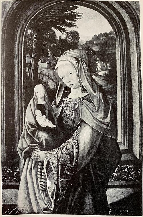 Madonna and Child with Saint Anne, 1530, Jacob Cornelisz van Oostsanen
