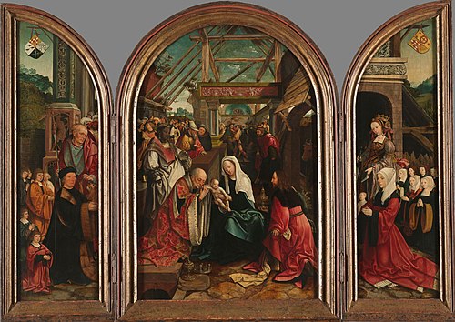 L'Adoration des mages, 1517, Jacob Cornelisz van Oostsanen