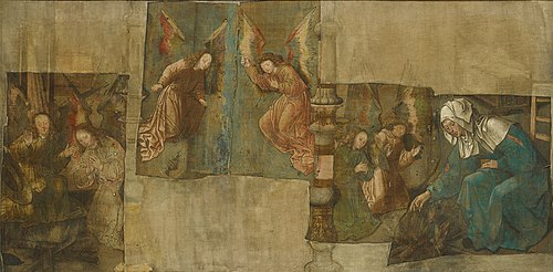 Het mirakel ter heilige stede, het wonder van de niet-verteerde hostie, 1511, Jacob Cornelisz van Oostsanen