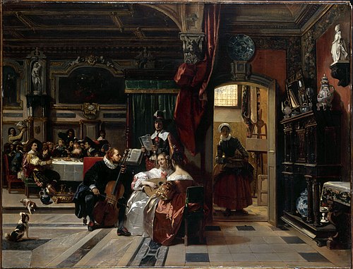 Van Dyck à Londres, 1837, Camille Roqueplan