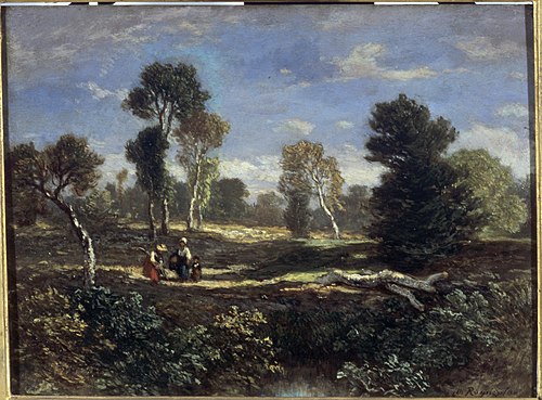 paysage, 1855, Camille Roqueplan