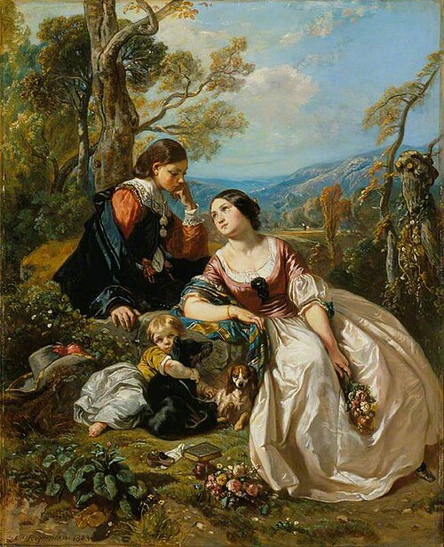 A Sentimental Conversation, 1843, Camille Roqueplan