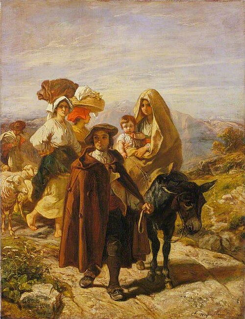 Peasants of Béarn, 1846, Camille Roqueplan
