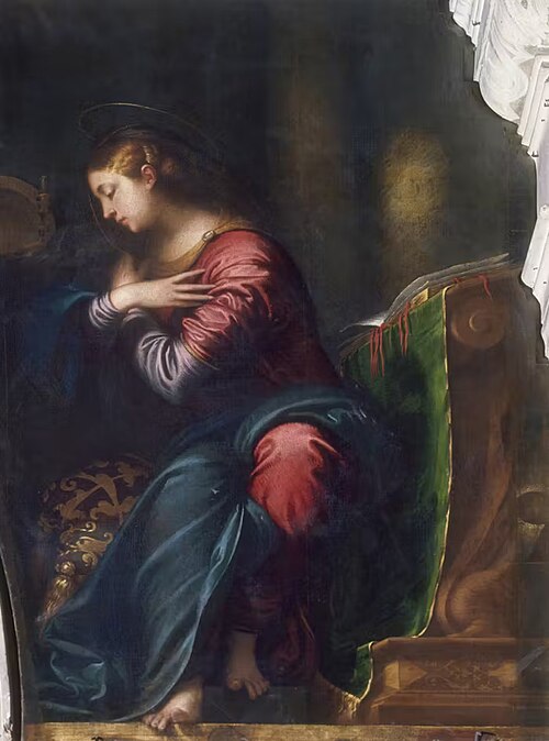 Annunciation, 1530, Camillo Boccaccino