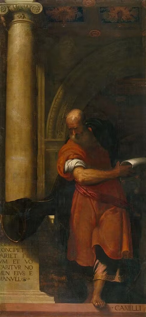 The prophet Isaiah, 1530, Camillo Boccaccino
