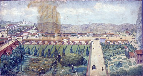 Projeto de aterro para o Anhangabaú, 1878, 2000, Henrique Manzo