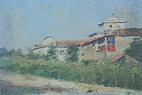 O mirante do Convento, 1905, Henrique Pinto