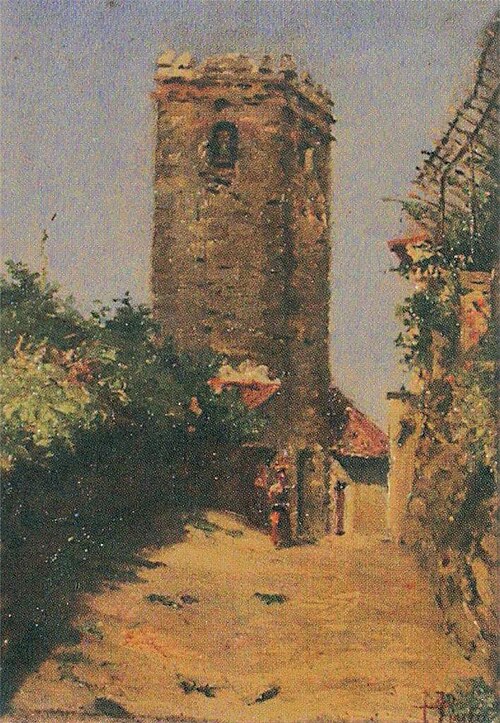 Torre da Cadeia Velha, 1909, Henrique Pinto