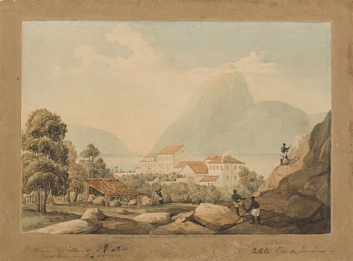 M. Chamberlains House. Catete. Rio de Janeiro, 1820, Henry Chamberlain