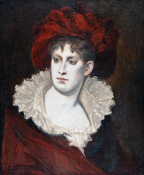 Portrait of a woman, , Jenő Gyárfás