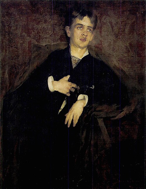 Portrait of Bertalan Karlovszky, 1880, Jenő Gyárfás