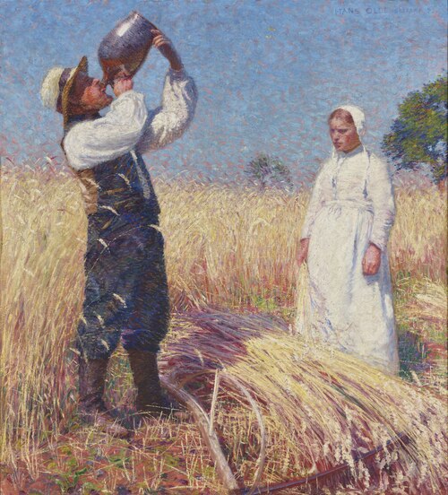 Harvesting, 1893, Hans Olde