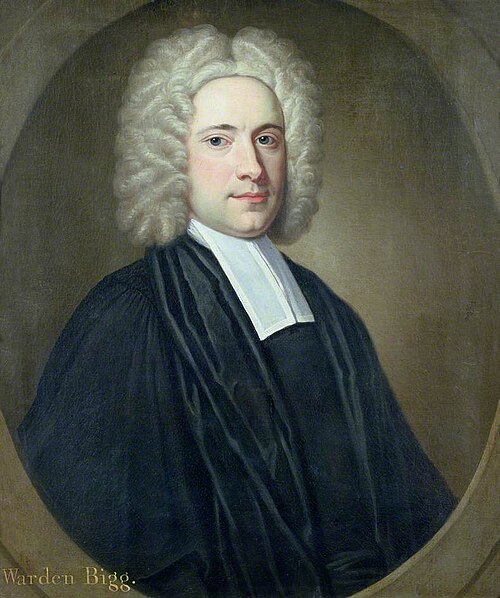 Henry W. Bigg, Warden (1725–1730), 1728, Thomas Gibson