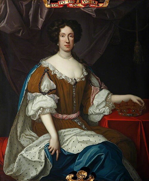 Sarah (1631–1692), Duchess of Somerset, Benefactress (copy after a posthumous portrait by Jan Maurit, , Thomas Gibson