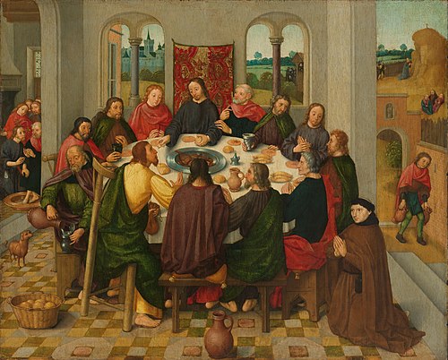 The last supper, 1500, Meester van de Amsterdamse Doo