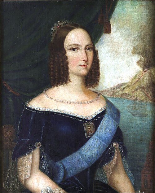 Faux portrait de Thérèse-Christine, 1843, José Correia de Lima