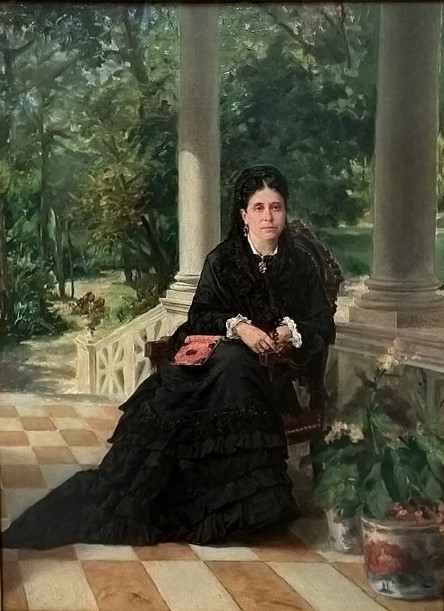 Portrait of Margarida Amália Relvas, 1882, José Ferreira Chaves