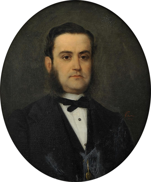 Retrato de Senhor, 1872, José Ferreira Chaves