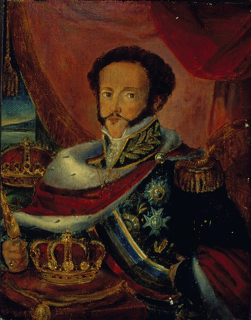 Retrato de Dom Pedro I do Brasil e IV de Portugal, 1830, José Simeão de Oliveira