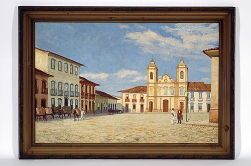 Páteo da Sé e Igreja de São Pedro, 1858, 1919, José Wasth Rodrigues