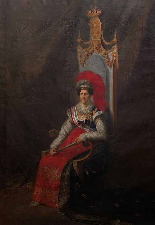 Retrato da Rainha D. Carlota Joaquina, 1824, João Baptista Ribeiro